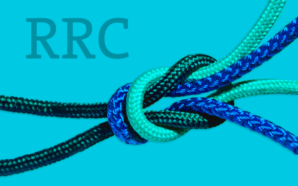 Knoten mit Schriftzug RRC